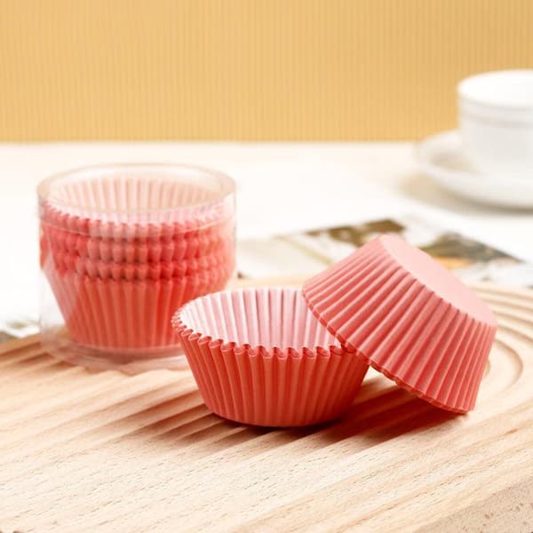 1000 st Cupcakeformar Muffinsformar Bakformar Fettbeständiga Foder Gula-1000 st