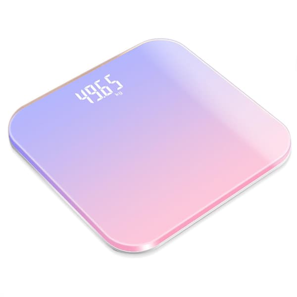 Smart kroppsvekt USB oppladbar LED (Stjernefiolett)