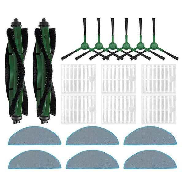 20 stk. hovedsidebørste HEPA-filter mopp for Combo Essential / Essential Y0112 støvsugertilbehør