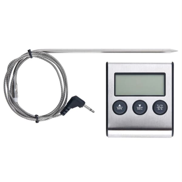 Elektronisk termometer med timer og sonde