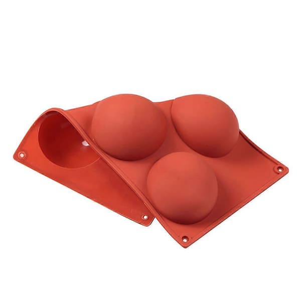 Kageform Silikone Halvkugle Bageform 5 Rum Non-stick Chokoladeform til Køkken Bageri