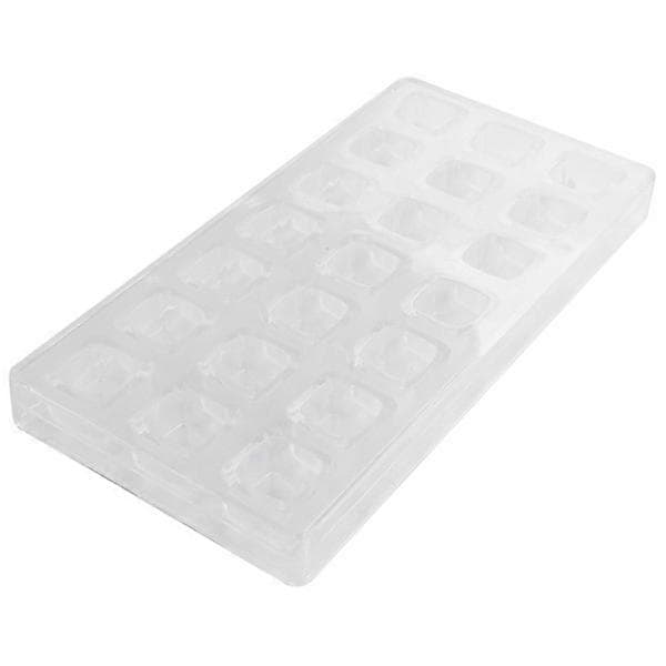 3D Firkantet Chokoladeform DIY Bageværktøj Polycarbonat
