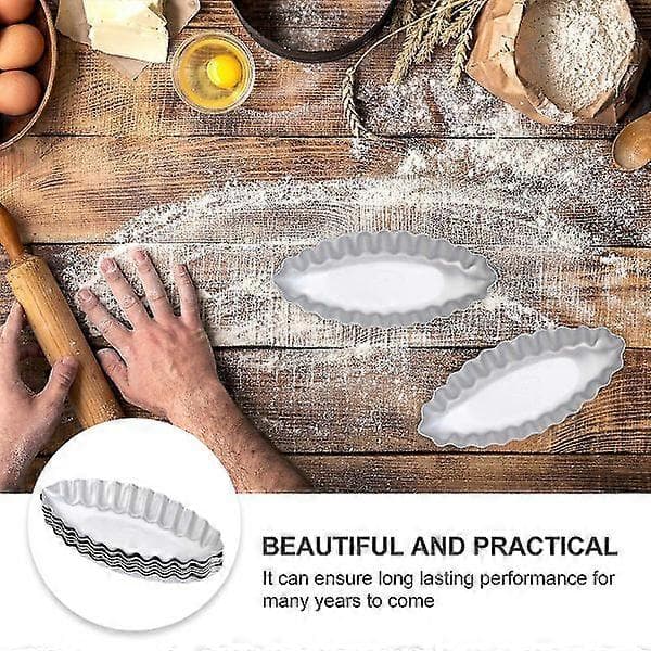 6 st Non-Stick Choklad Panettone Formar, Silver Tart Bakset