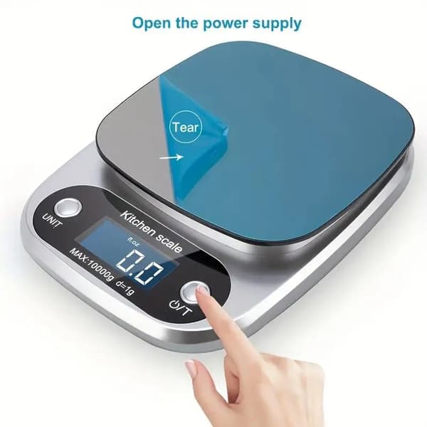 Mini køkkenvægt, 500g, LCD-display