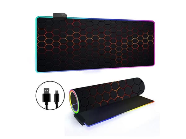 Musematte med 14 RGB-lysmoduser og sklisikker base (stil 18, 300*600*3 mm)