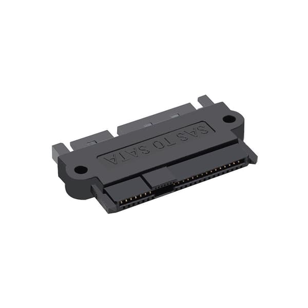 SFF-8482 til SATA 22-pinners adapter, 90-graders vinklet, for SAS harddisk