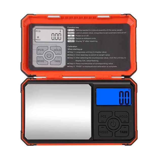 Kompakti digitaalinen keittiövaaka, taskukoko, 500g/0.01g, Aquaforge
