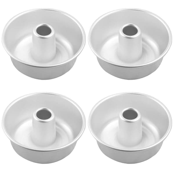 4 stk. 4 tommer hule forme kage brød bageform non-stick rund kageform sæt