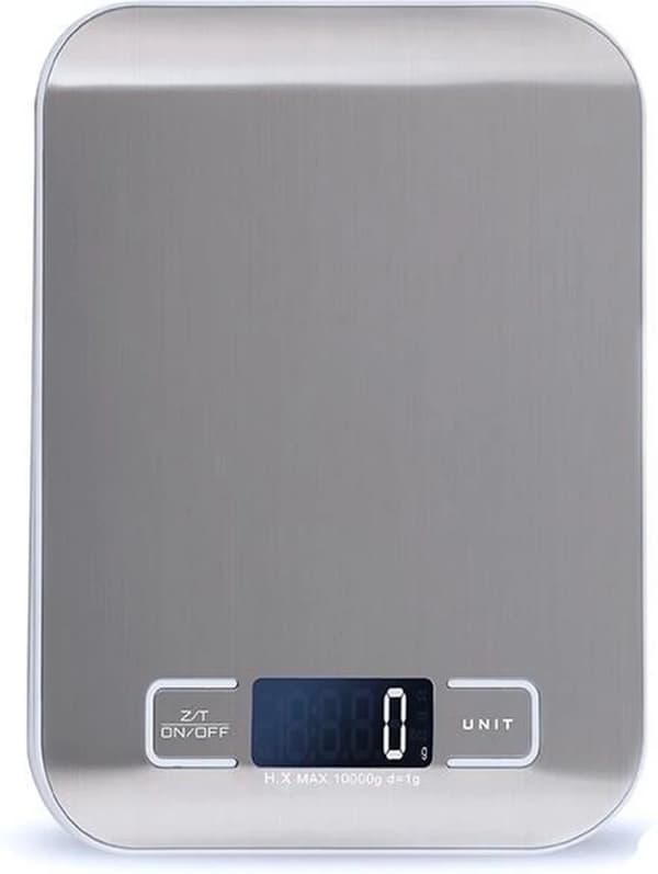 Vaaka kahdella punnitusalustalla 10 kg/1 g