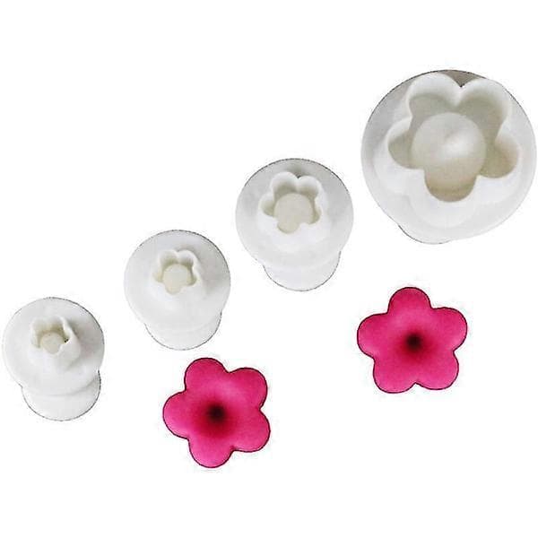Hvide plasttrykforme (4-delt sæt)