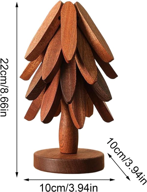 Træunderlag Træform - Trævarmeisolerende Underlag black walnut
