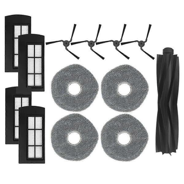 Ersättningsdelar Robotdammsugartillbehör för Clean X9 Pro Borstrulle Filter Sidoborste Mopp