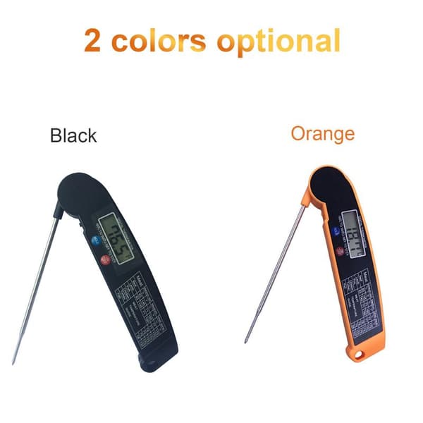 Vikbar digital kötttermometer, grilltermometer köksredskap