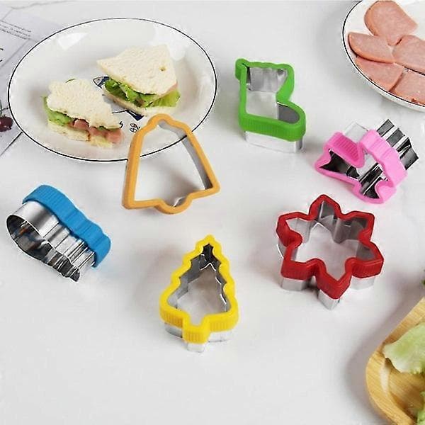 6 st Jul Pepparkaksformar Set DIY Dekor