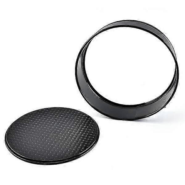 Avtakbare non-stick kakeformer, rustfritt stål, svart