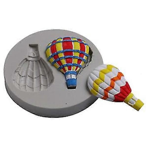 Varmluftsballon Chokoladebudding Fondantform