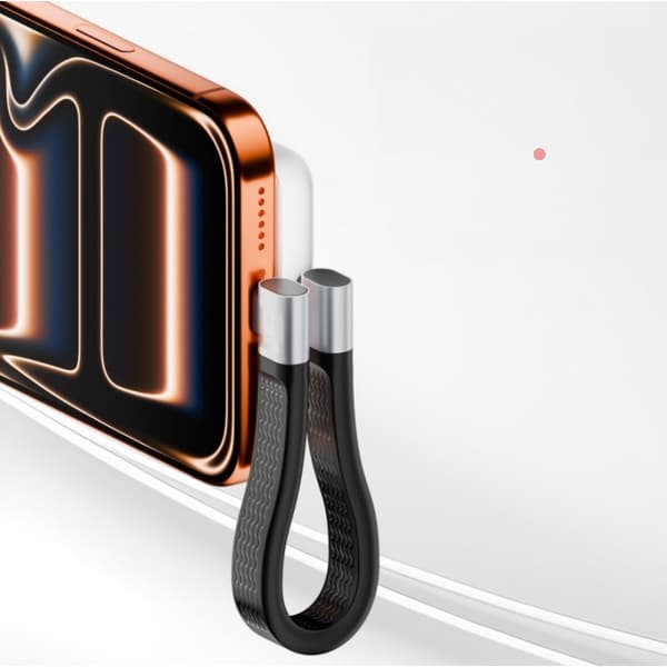 USB4.0 USB-C til USB-C kabel, 240W, 40Gbps, retvinklede stik, TPE, 13cm, sort