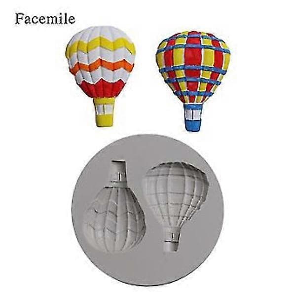 Varmluftsballon Chokoladebudding Fondantform