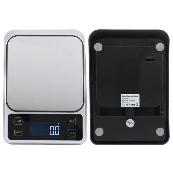 2000g Digital Køkkenvægt med LCD-display, Bærbar