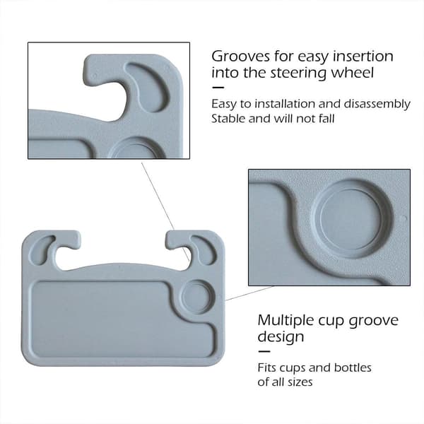 Bilrattbrett Bord Kaffeholder Laptopstativ Solid Spisebrett