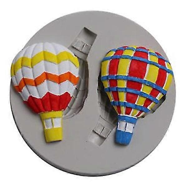 Varmluftsballon Chokoladebudding Fondantform