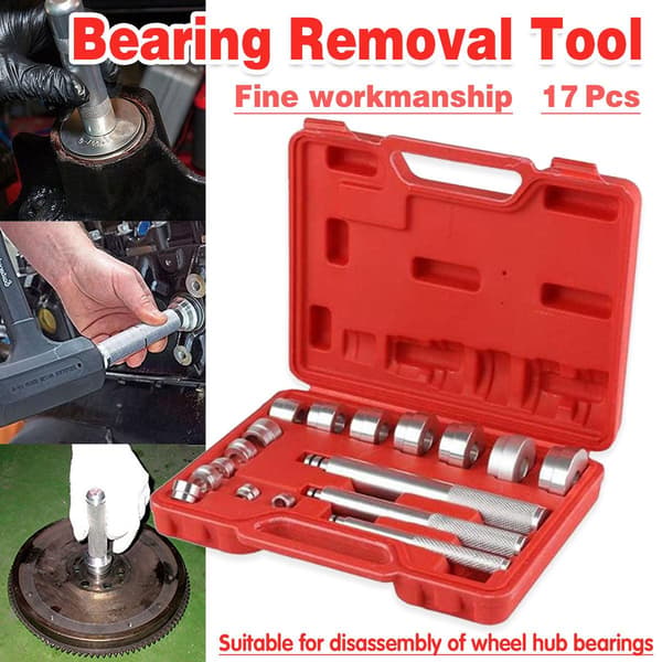 17 STK Lagerforsegling Driver Sett Universal Bush Installer Verktøysett for Bil 2(6)