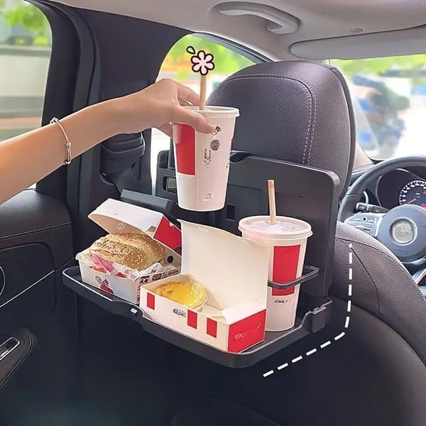 Sammenleggbart baksetebord Multifunksjonell bilorganisator med drikke- og laptopholder 4.31(54)