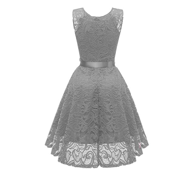 Cocktailklänning för damer, spets, elegant GREY S