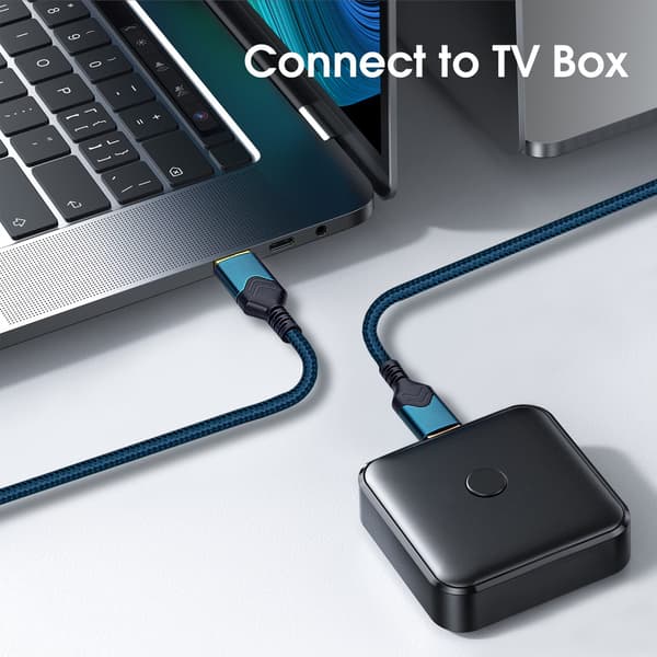 USB 3.0 Typ A Hane till Hane Kabel 1,5m Svart, Höghastighetsdataöverföring för Hårddisk Bärbar Dator TV