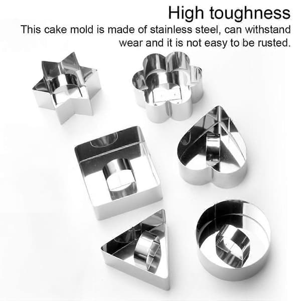 4 Stykker Kageform Sortiment Non-stick Mousseform Bageværktøj Triangular