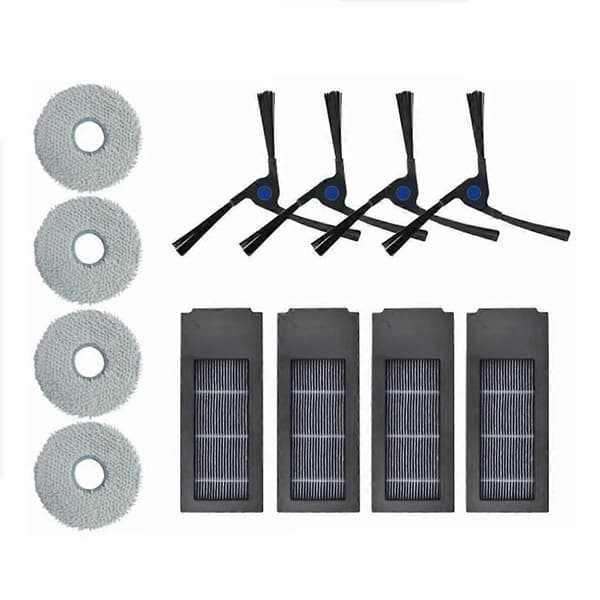 Til X2 Pro Filter Mopping Aftørring Sidebørste Filter Støvsuger Fejerobot
