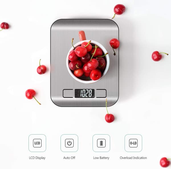 Digitalvåg, 328g/0,1g, Hög precision, För köksbruk
