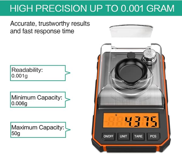 Benkevekt med 0,01/100 g presisjon