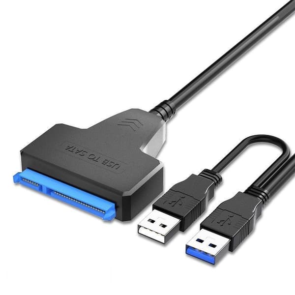 USB 3.0 til SATA-adapterkabel for 2,5\" SSD/HDD, ekstern harddisk-omformer