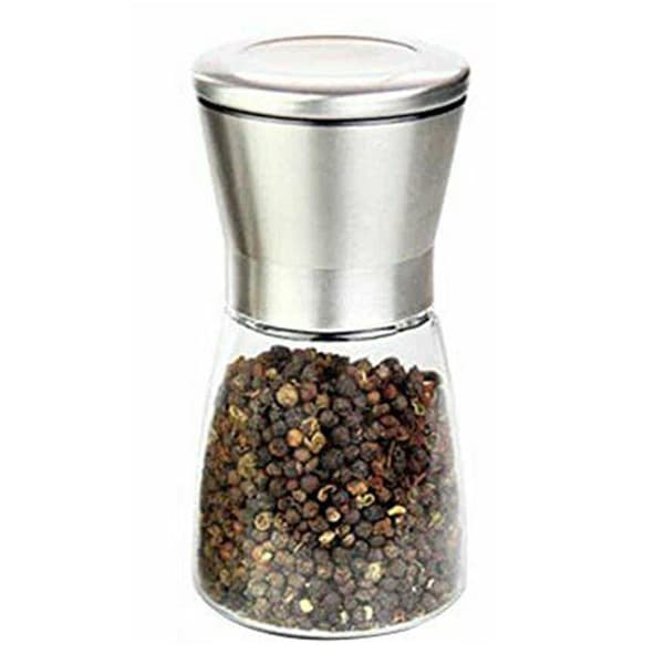 180ML Modern Rostfritt Stål Glas Salt/Peppar Kryddkvarn