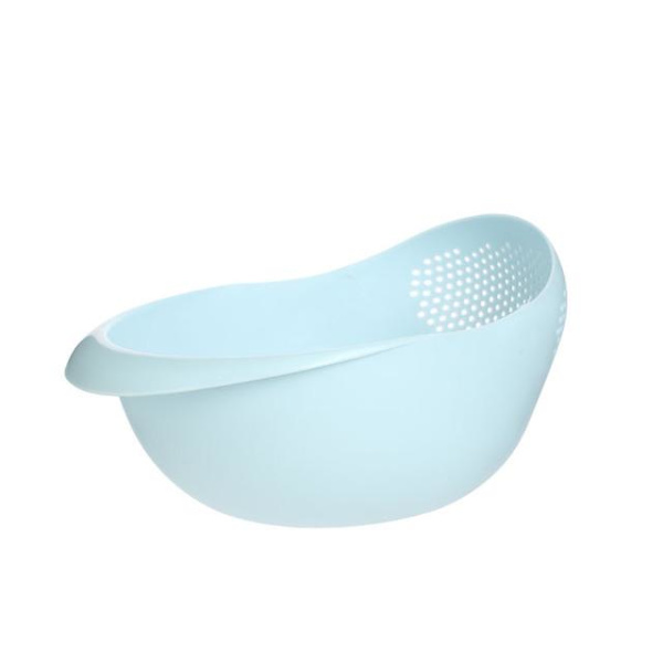 Fødevaregodkendt plastik si til ris, bønner, ærter, vaskefilter, si, afløb Blue