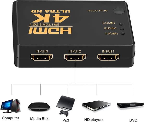 USB 3.0 till SATA/IDE hårddiskadapterkabel för 2,5/3,5 tums SATA HDD/SSD och IDE HDD med 12V 2A strömadapter