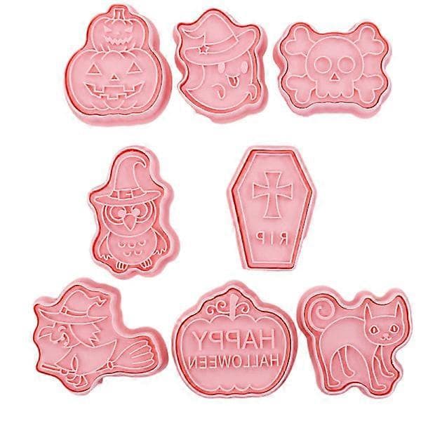 Halloween Cookie Cutters - Græskar, Troldmand, Glasur, Bageværktøj