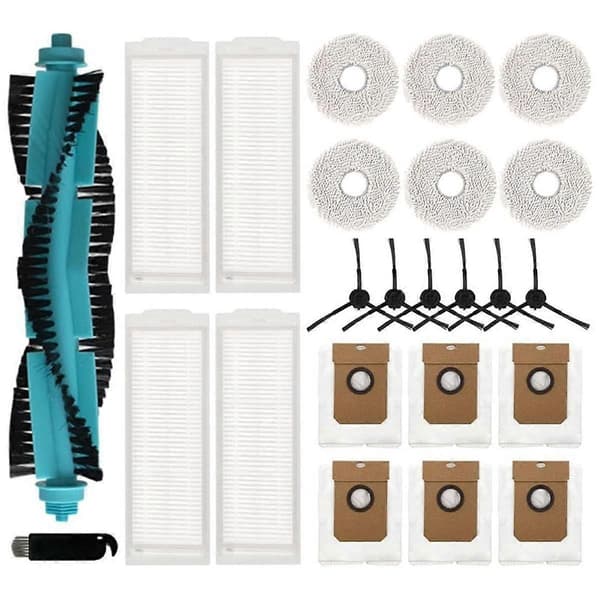 Til 11090 Robotstøvsuger Hovedsidebørste Hepa Filter Moppeklud Støvposer Reservedele