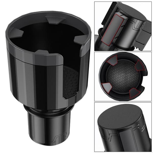 Bil Koppholder Ekspander Adapter for Flasker og Store Drikker Stabil Passform for Bil Auto