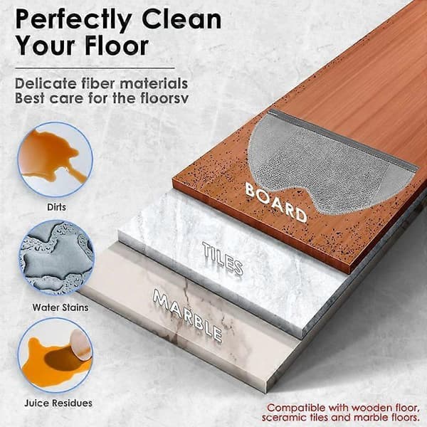 Moppepuder til robotstøvsuger E5 / C108 robotstøvsuger tilbehør vaskbare mikrofiber moppeklude 16 stk
