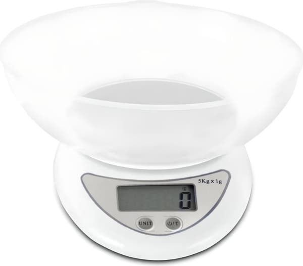 Kaffevekt, 3 kg, 0,1 g presisjon, timer