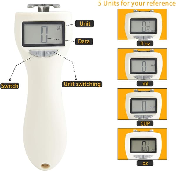Digital kaffevægt med timer, 3 tilstande, høj præcision.
