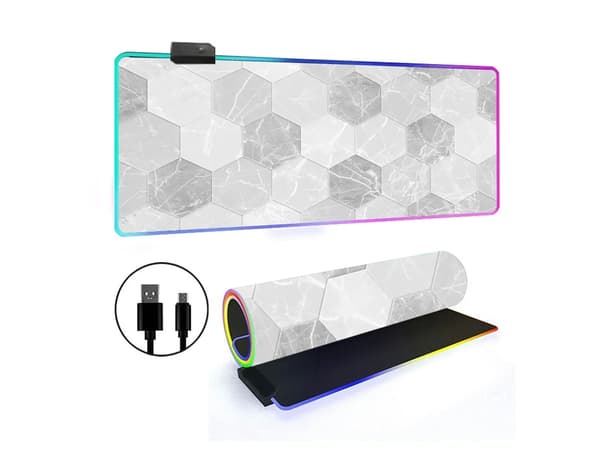 Musematte med 14 RGB-lysmoduser og sklisikker base (stil 24, 300*700*3 mm)