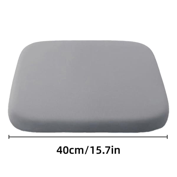Sittdyna Memory Foam Kontorsstol Pad Bottenstöd för Pall Matstol Grå