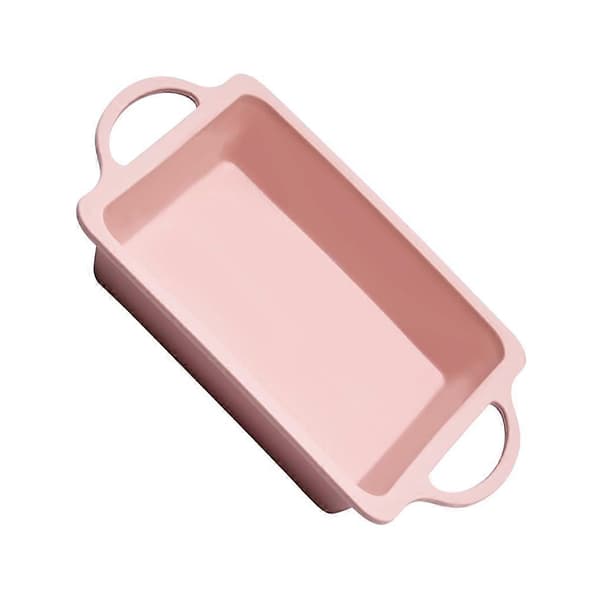 Silikone kageform bageform med håndtag genanvendelige bakker wienerbrød bageudstyr Pink