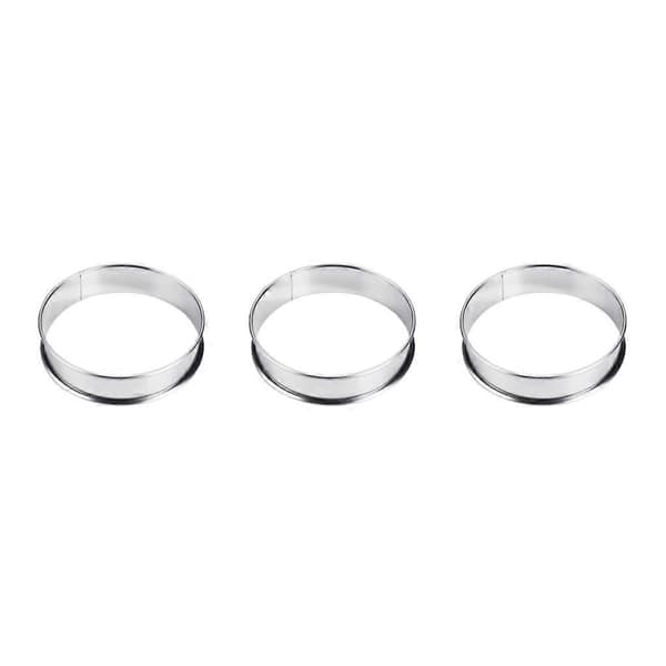 1/2/3/5 Pizzaring Bærbar Rund Bakeri Restaurant Kake Mousse Form Verktøy 10cm 3Set