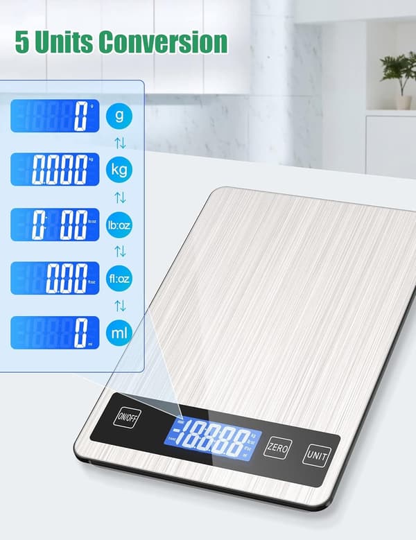 Minivåg för bakning, 500g, LCD-display