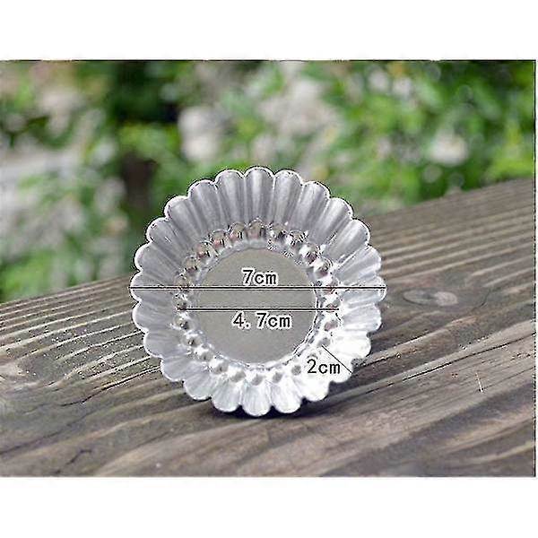100 aluminium bageforme til kager, muffins, tærter