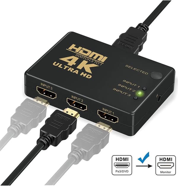 USB 3.0 till SATA/IDE hårddiskadapterkabel för 2,5/3,5 tums SATA HDD/SSD och IDE HDD med 12V 2A strömadapter